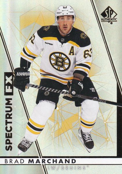 paralel karta BRAD MARCHAND 22-23 SP Authentic Spectrum FX Bounty číslo S-39